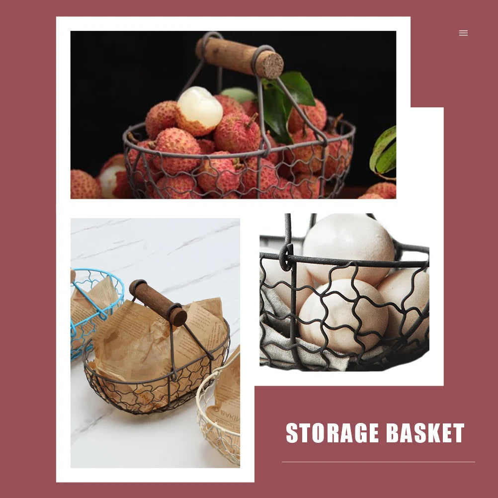panier à œufs en métal pour fruits et légumes - vue 8 sur 7