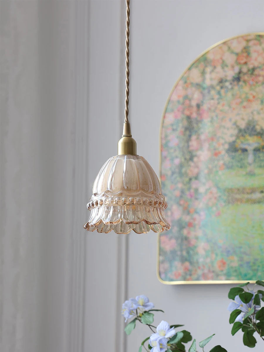 lustre moderne en verre pour éclairage intérieur vintage - vue 5 sur 12