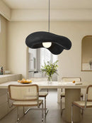 Nordic cream LED minimalist chandelier for dining room and bedroom