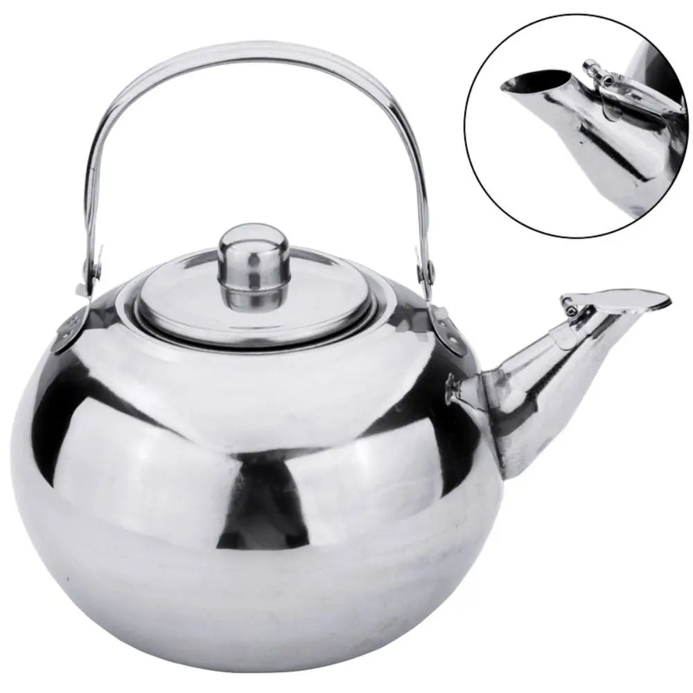 Bouilloire théière acier inoxydable avec infuseur 1l