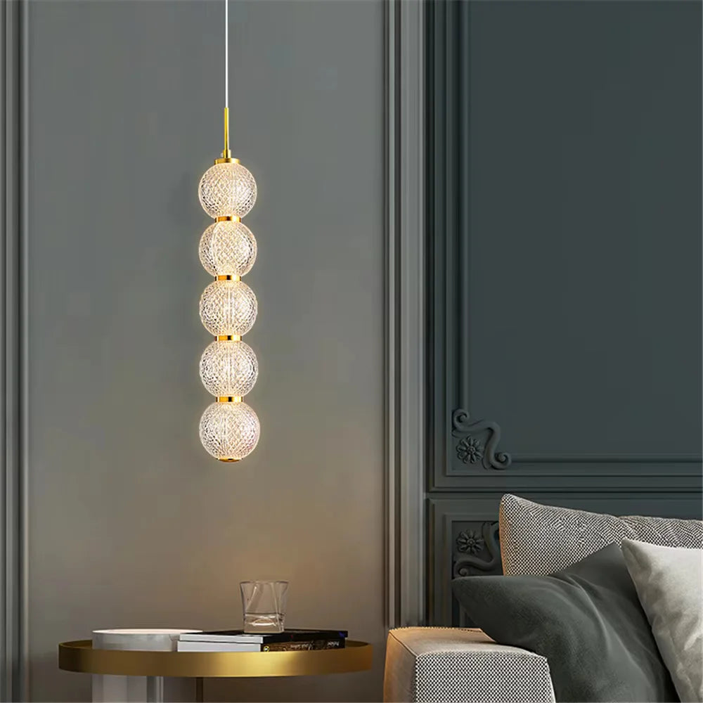 suspension nordique en acrylique pour cuisine et restaurant - vue 5 sur 8