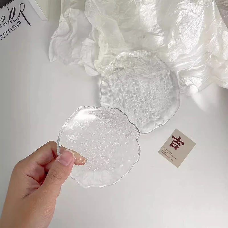 plateaux décoratifs en verre pour rangement et décoration intérieure - vue 4 sur 8