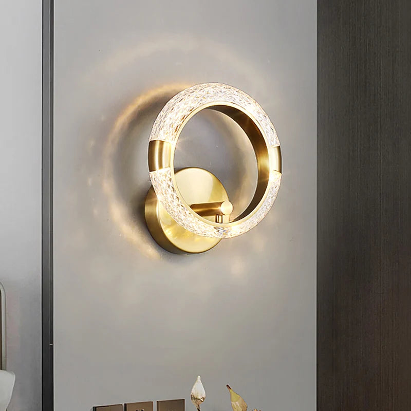 applique murale led moderne luminaire décoratif d'intérieur créatif