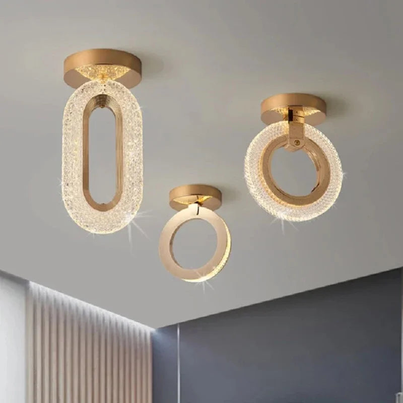 Modern Luxury Simple Ceiling Chandelier Retro Metal Bedhead Living Room Main Dining Room Bedroom Pendant Light Led Home Decor - vue 2 sur 13