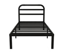 DDPNKL Heavy Duty Metal Bed Frame with Headboard, 3500 lbs Max Weight Capacity Metal Platform, Easy Assembly Mattress Foundation