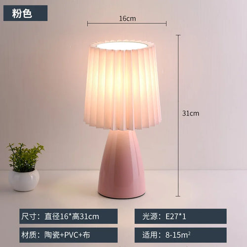 Lampe bureau rétro net rouge veilleuse chaleur - vue 12 sur 13