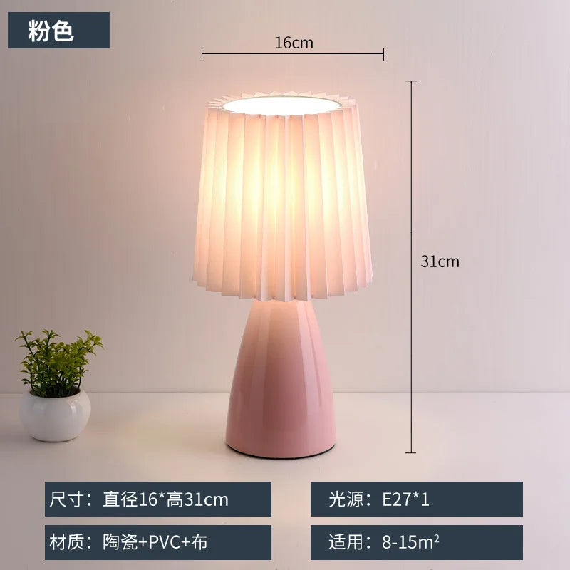 Lampe bureau rétro net rouge veilleuse chaleur - vue 11 sur 13