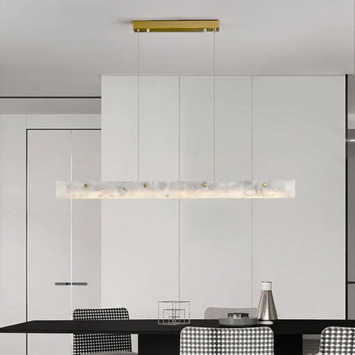 Lustre minimaliste pour salle à manger