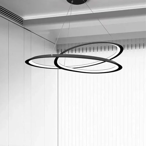 Lustre LED suspendu au design moderne - vue 5 sur 15