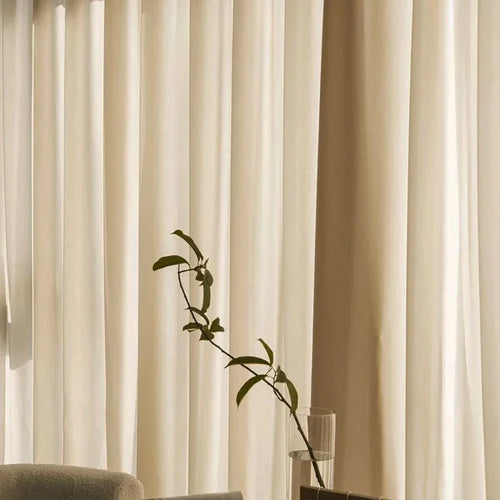 Voilage rideau translucide texturé pour salon et porte - vue 5 sur 9
