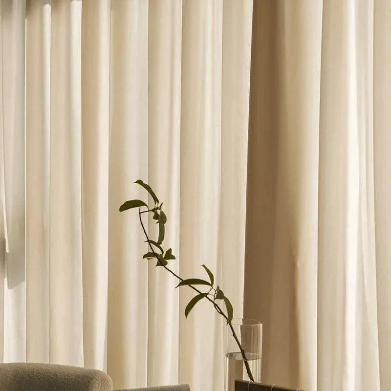 Voilage rideau translucide texturé pour salon et porte - vue 4 sur 9