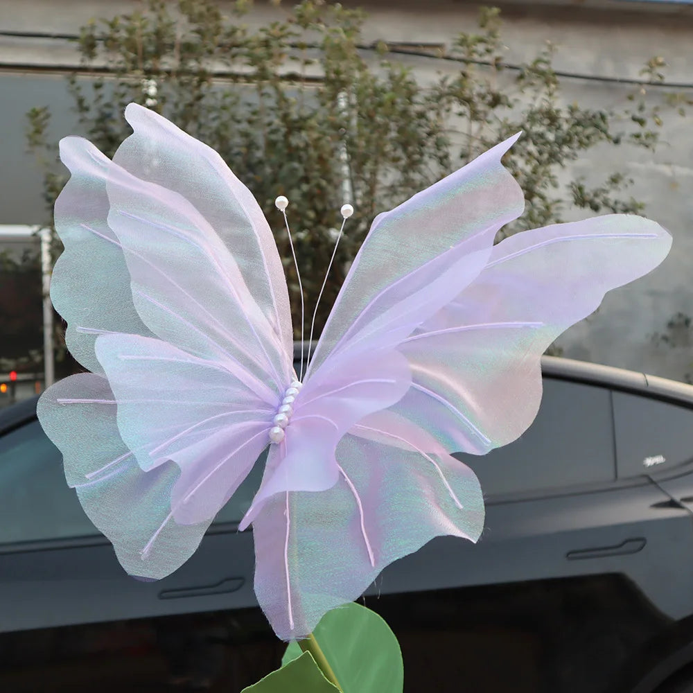 fond de papillon en maille pour mariage et fête - vue 9 sur 10