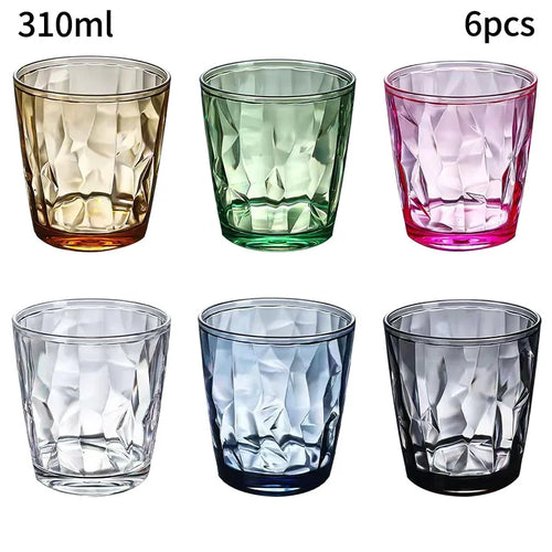 Verres incassables acrylique reutilisables pour vin biere jus