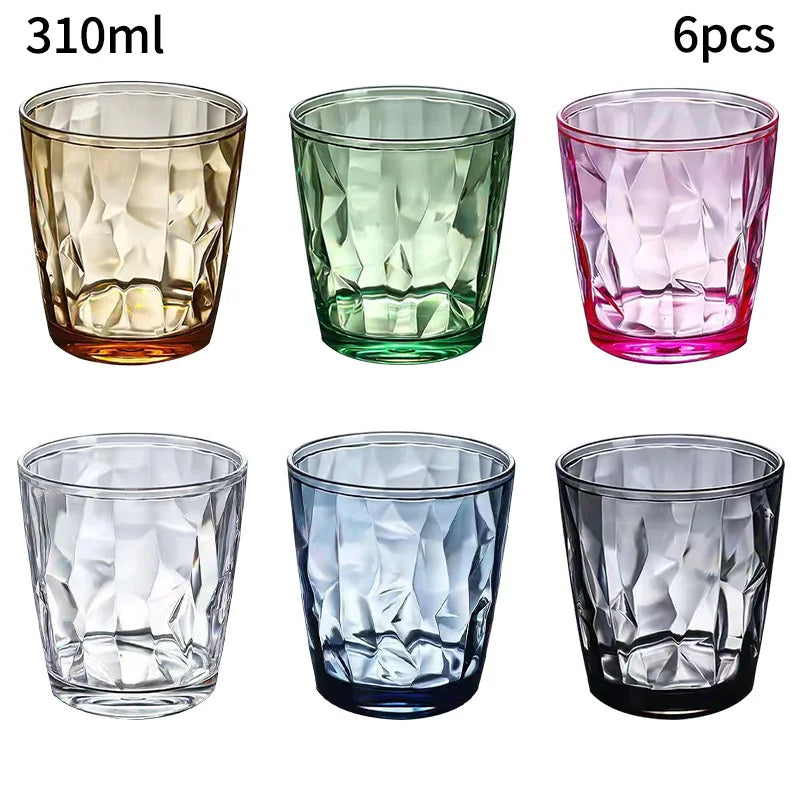 Verres incassables acrylique reutilisables pour vin biere jus - vue 14 sur 22