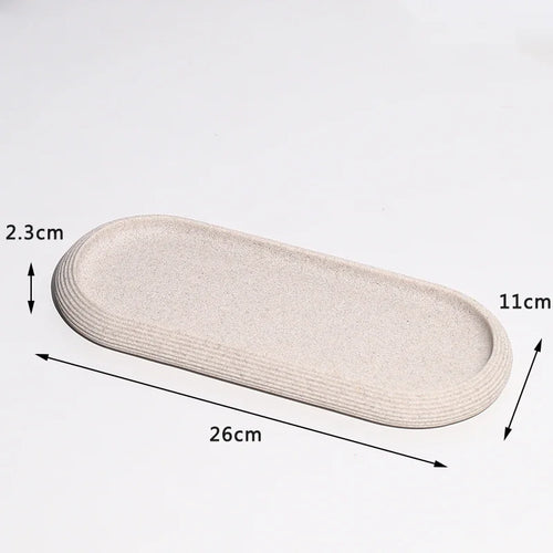 kit moderne d'accessoires de salle de bain en sable et gravier - vue 18 sur 18