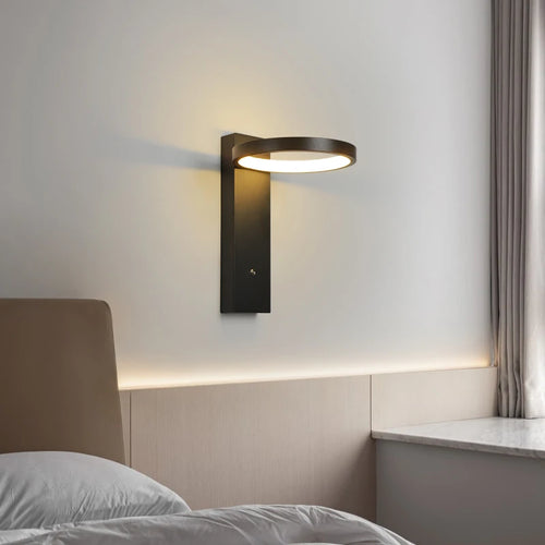 Modern minimalist decorative moon shadow wall light - vue 6 sur 14