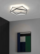 Minimalist nordic geometric LED ceiling light