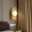 Minimalist crescent moon LED wall light