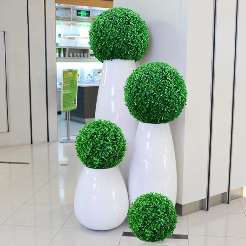 boule de buis artificielle décorative pour intérieur extérieur - vue 3 sur 6