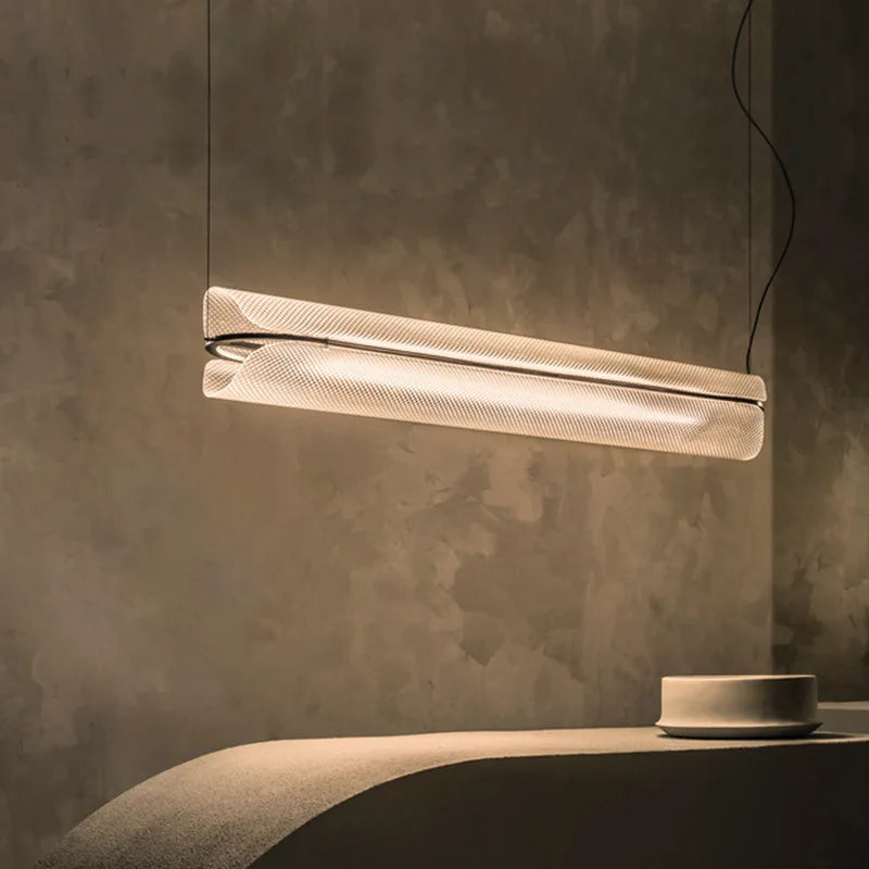 lampe led moderne à suspension réglable pour bar et bureau - vue 2 sur 12