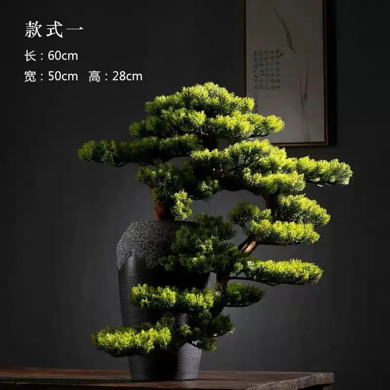 plafonnier bonsaï décoration intérieure style chinois haut de gamme - vue 4 sur 11