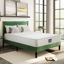 Spring mattress, 7 zones cold foam mattress, pocket spring, quilted microfiber cover topping, hardness H3, 25cm height