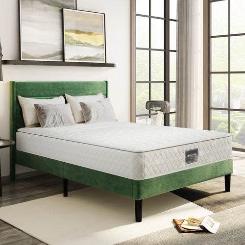 Spring mattress, 7 zones cold foam mattress, pocket spring, quilted microfiber cover topping, hardness H3, 25cm height - vue 6 sur 6