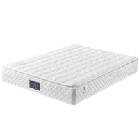 Spring mattress, 7 zones cold foam mattress, pocket spring, quilted microfiber cover topping, hardness H3, 25cm height