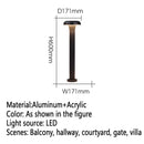 lampe de jardin extérieure led étanche design contemporain pour villa