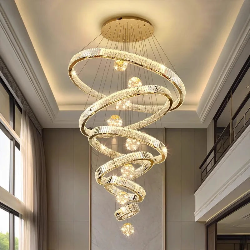 lustre moderne led pour éclairage intérieur suspendu - vue 5 sur 11