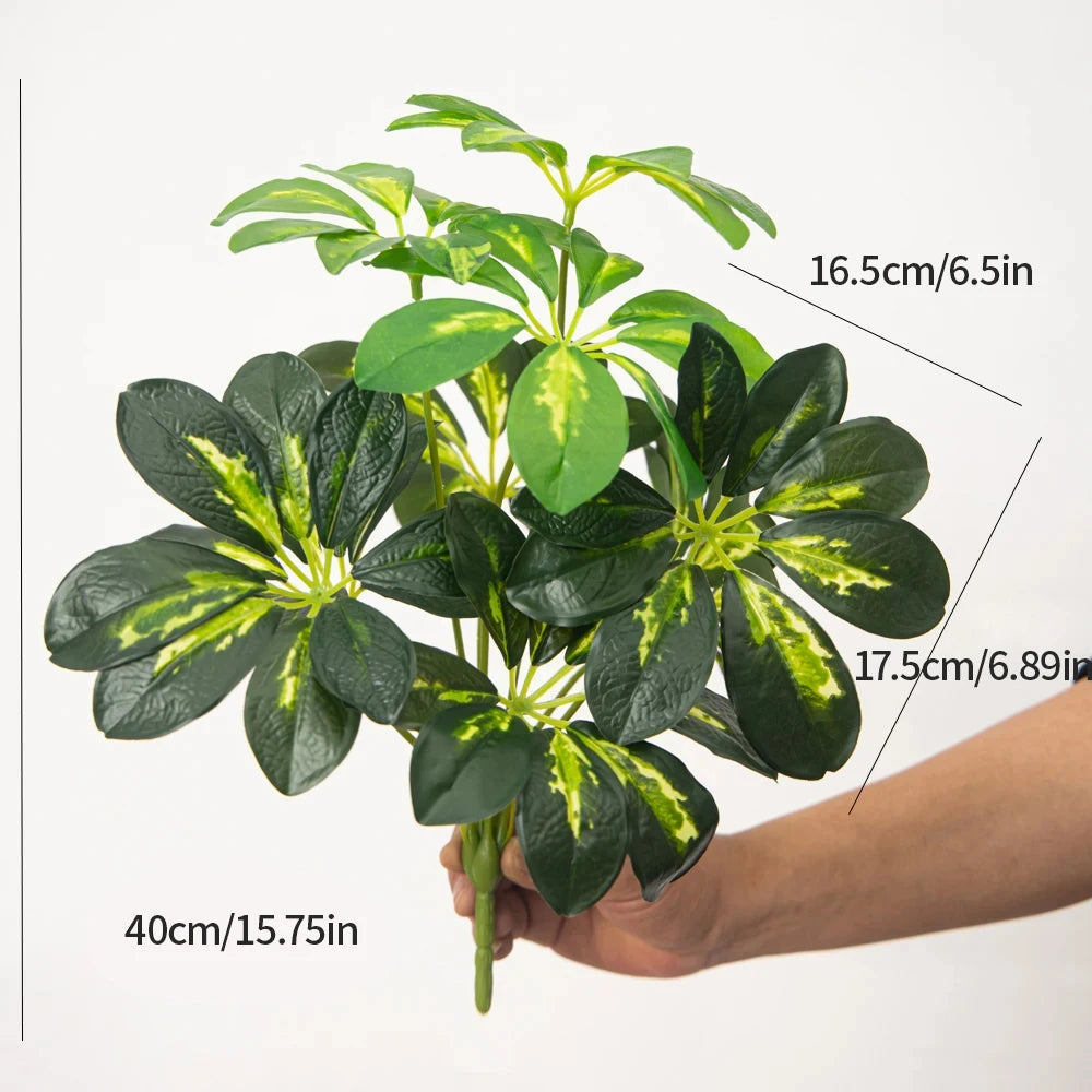 plante tropicale artificielle avec feuilles de bananier pour décoration jardin - vue 6 sur 8