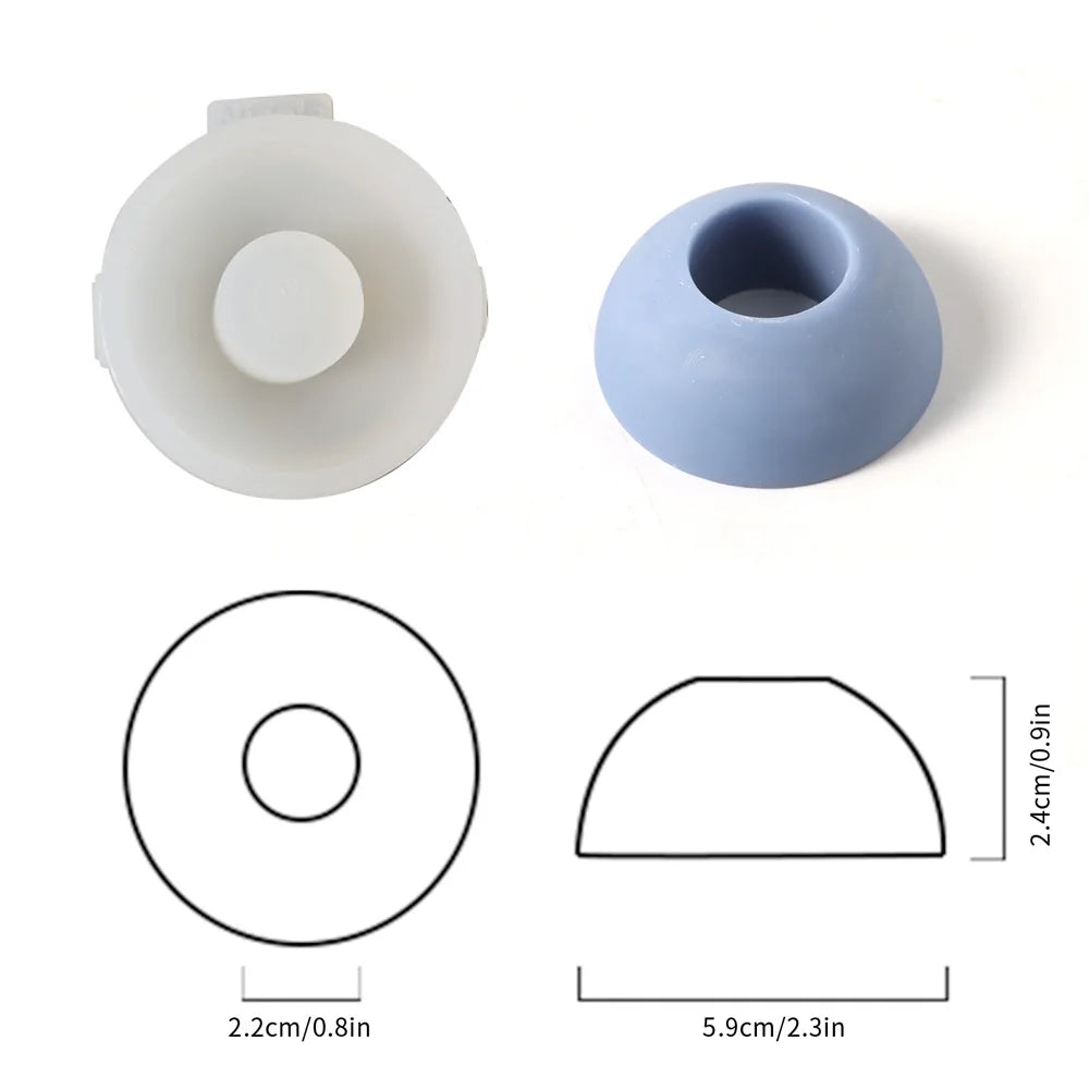 moule à bougie en silicone pour créations artisanales parfumées - vue 15 sur 16