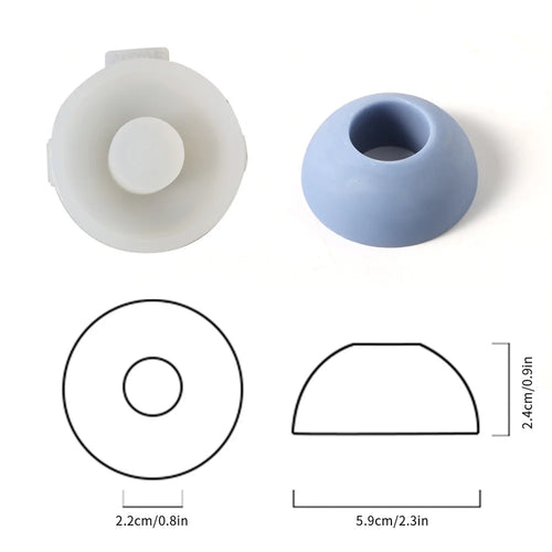 moule à bougie en silicone pour créations artisanales parfumées - vue 16 sur 16