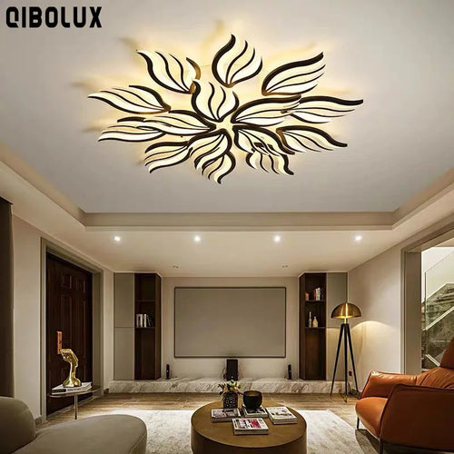 Plafond moderne à LEDs lampe chambre panneau plafonnier RC-dimmable luminaires salon éclairage intérieur salle à manger chambre cuisine - vue 2 sur 18