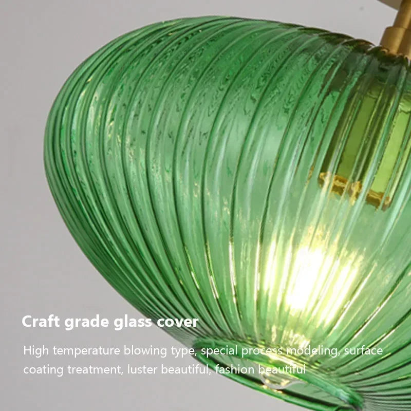 plafonnier led moderne en verre luxe pour décoration simple - vue 7 sur 18