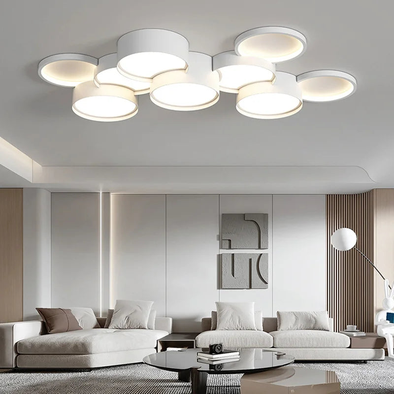 lustre moderne à leds pour un éclairage intérieur élégant - vue 5 sur 13