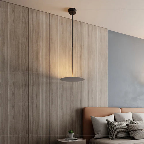 Nordique rond salle à manger lustre moderne chambre chevet soucoupe volante suspension lampe suspendue bar mode luminaire - vue 6 sur 10