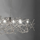 lustre post-moderne de luxe design italien nordique étoile rectangulaire