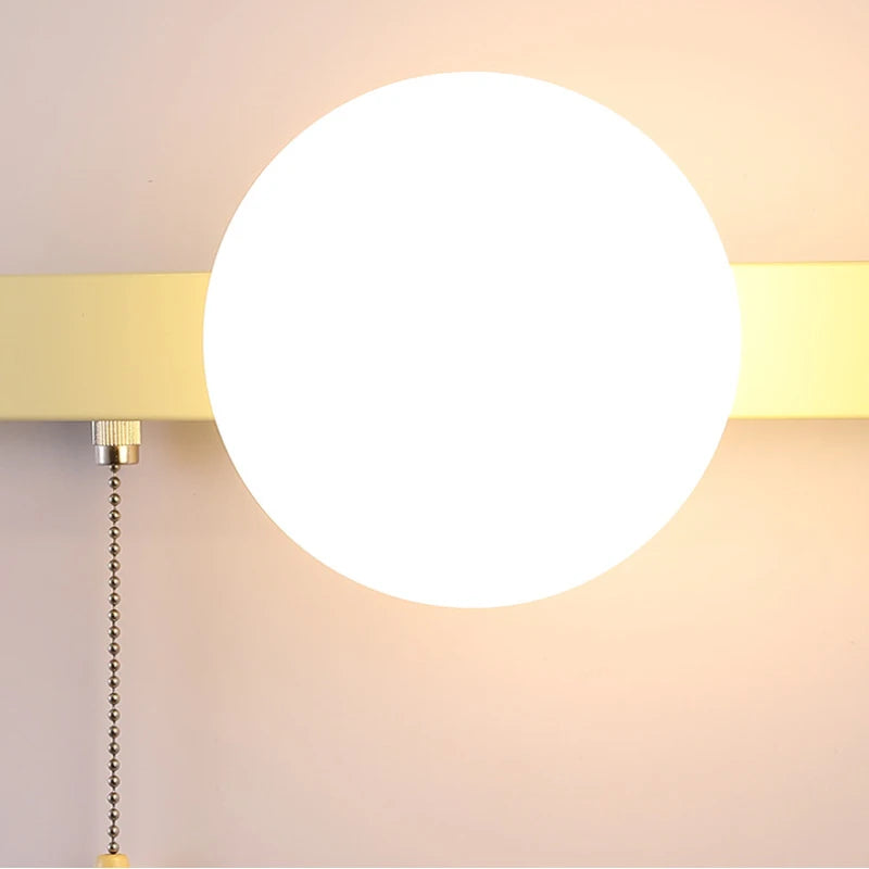 applique murale moderne à led avec interrupteur en verre pour chambre d'enfant - vue 7 sur 21
