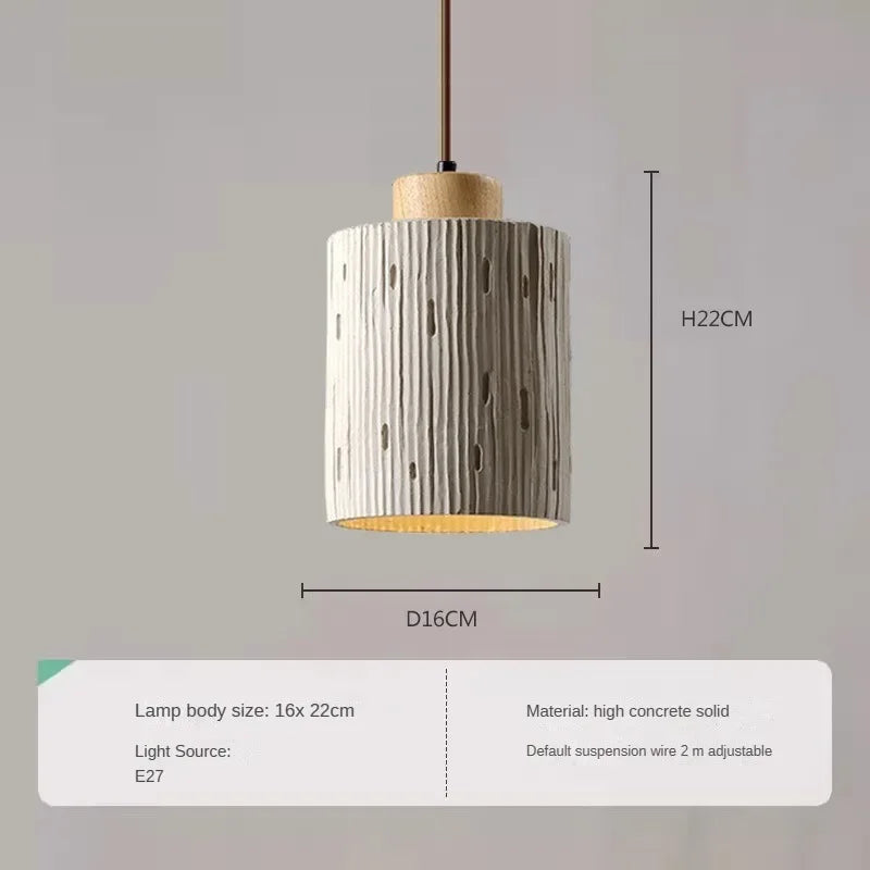lustre moderne en bois et marbre pour intérieur élégant - vue 12 sur 14