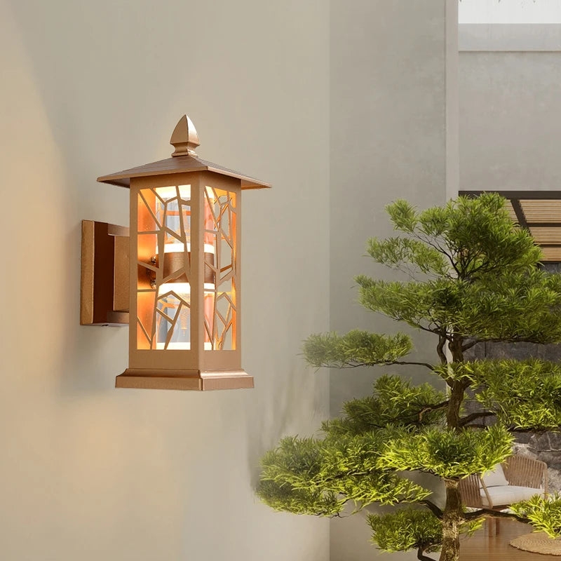 applique murale extérieures étanches minimalistes pour jardin - vue 4 sur 14