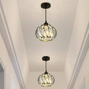 Simple Nordic glass chandelier, modern LED lights for living room, study, hallway, hallway, flat lamps, interior lighting