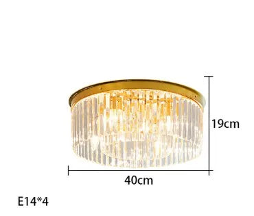 lustre en cristal suspendu pour éclairage intérieur design élégant - vue 21 sur 22