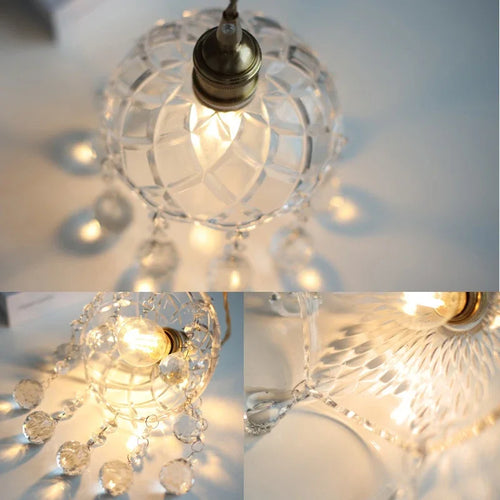 lustre nordique en cristal pour bar et restaurant
