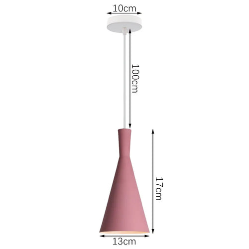 suspension nordique en aluminium rétro pour éclairage intérieur - vue 15 sur 20