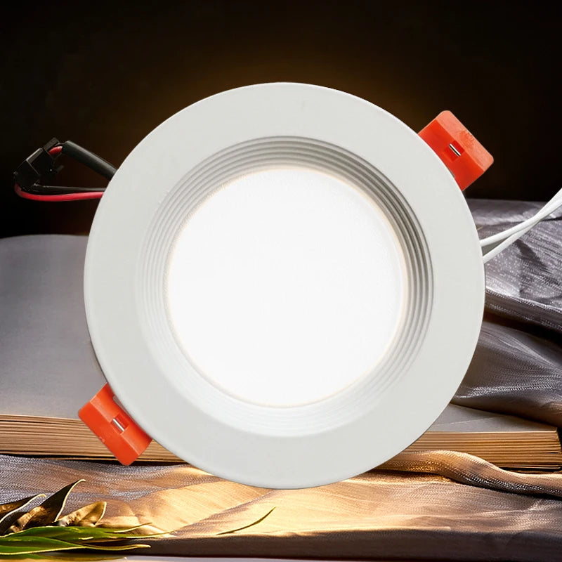 spot led encastrable tricolore lumière blanche et chaude - vue 4 sur 6