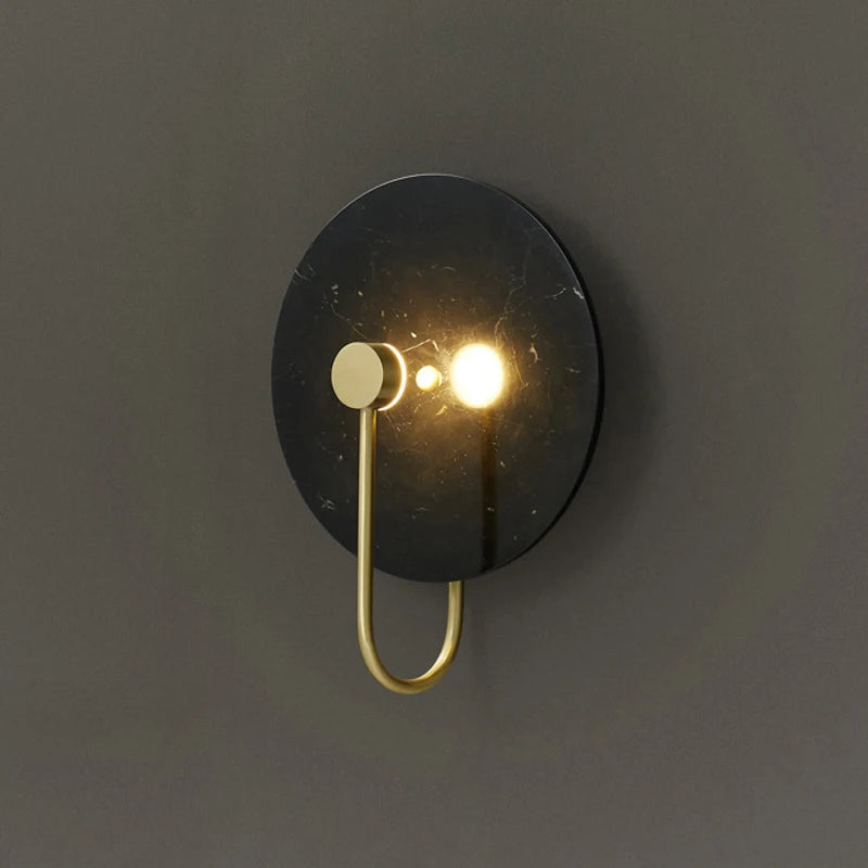 applique murale led de luxe en marbre pour hôtel - vue 3 sur 9