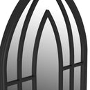 Black mirror 100x45 cm iron for indoor use, home decoration wall decal living room decoration