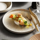 Assiette steak céramique style nordique plat restaurant