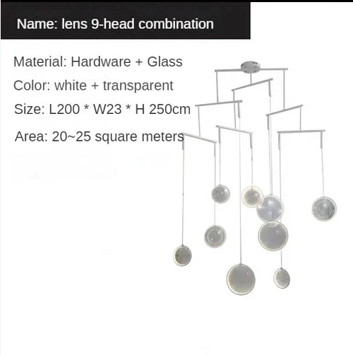 luminaire minimaliste moderne miroir convexe créatif en verre - vue 10 sur 9